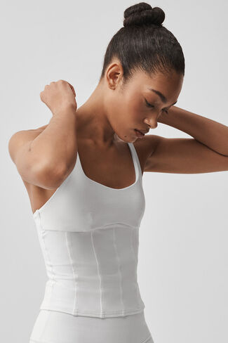 مشد ألو يوجا إيربراش سباركس فلاي تانك - أبيض in Kuwait