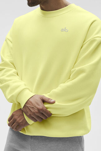 Alo Yoga Accolade Crew Neck Pullover - Sunshine in Saudi Arabia