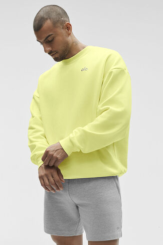 Alo Yoga Accolade Crew Neck Pullover - Sunshine in Saudi Arabia