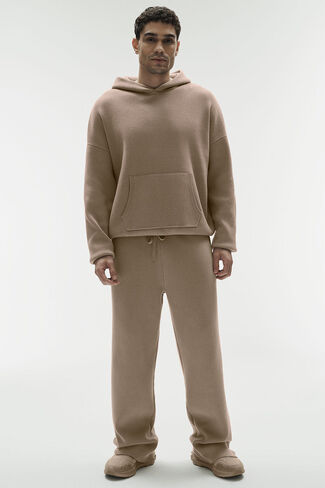 Alo Yoga Scholar Hooded Sweater - Gravel in Saudi Arabia