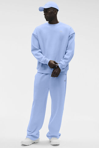 بلوفر Alo Yoga Accolade برقبة دائرية - أزرق بروفانس فاتح in Kuwait