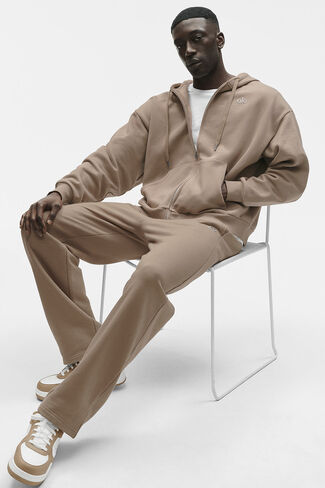 هودي Alo Yoga Accolade بسحاب كامل - جرافيل in Kuwait