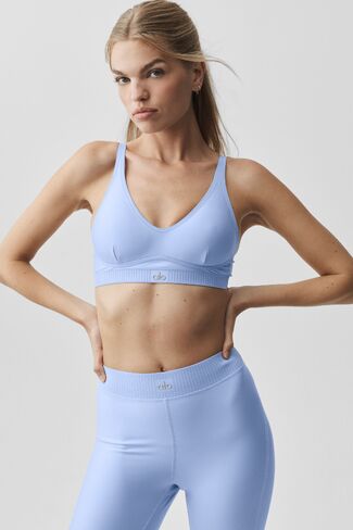 حمالة صدر يوجا إيرليفت لاين أب من ألو - أزرق بروفانس فاتح in Kuwait