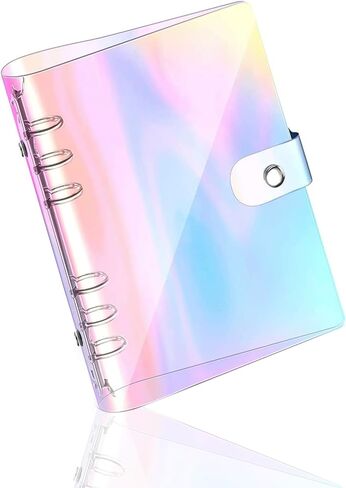 A5 Rainbow Soft PVC Doorbovice ، PVC Paper القابل لإعادة الملء ، رابط مخطط شخصي فضفاض (A5 ، R) in Saudi Arabia