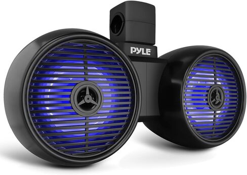 6.5" Two Way Coaxial Speaker System for 2006 and Up Vehicles, 300 Watts, 4 Ohm, Butyl Rubber Surround, 1'' High-Temperature KSV Voice Coil, Black Sandblasting Paper Cone in Kuwait