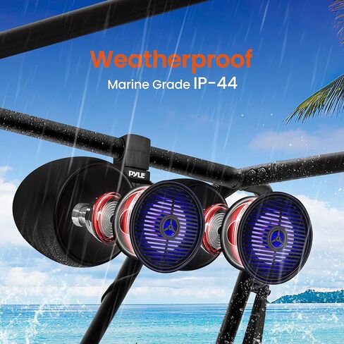 6.5" Two Way Coaxial Speaker System for 2006 and Up Vehicles, 300 Watts, 4 Ohm, Butyl Rubber Surround, 1'' High-Temperature KSV Voice Coil, Black Sandblasting Paper Cone in Kuwait