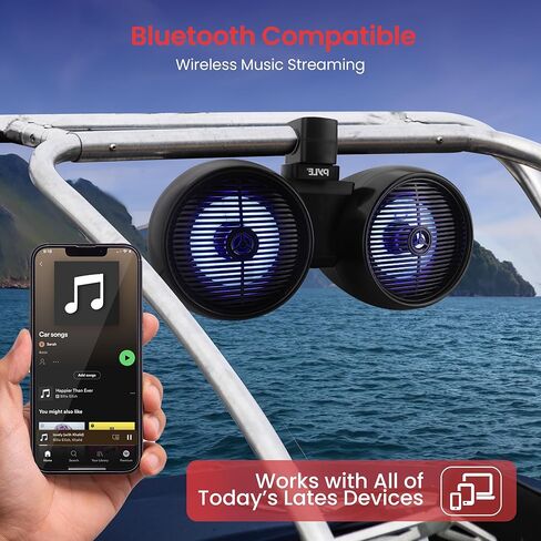 6.5" Two Way Coaxial Speaker System for 2006 and Up Vehicles, 300 Watts, 4 Ohm, Butyl Rubber Surround, 1'' High-Temperature KSV Voice Coil, Black Sandblasting Paper Cone in Kuwait