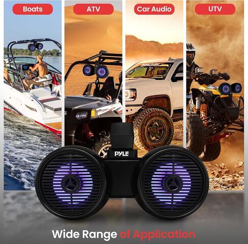 6.5" Two Way Coaxial Speaker System for 2006 and Up Vehicles, 300 Watts, 4 Ohm, Butyl Rubber Surround, 1'' High-Temperature KSV Voice Coil, Black Sandblasting Paper Cone in Kuwait
