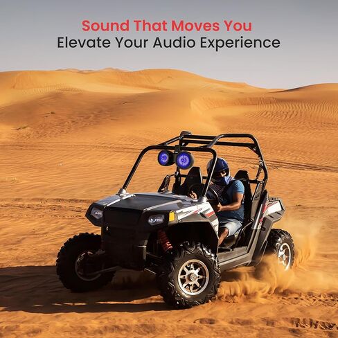 6.5" Two Way Coaxial Speaker System for 2006 and Up Vehicles, 300 Watts, 4 Ohm, Butyl Rubber Surround, 1'' High-Temperature KSV Voice Coil, Black Sandblasting Paper Cone in Kuwait