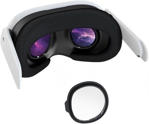VR Myopia Glasses Lenses for Quest 3, Maxonar Lenses Insert Compatible with Meta Quest 3, Easy-to-Install SPH:-2.25 (One Lens) in Saudi Arabia