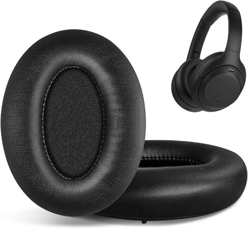 وسائد أذن بديلة من hopopower لسماعات Sony WH-1000XM3 (WH1000XM3) فوق الأذن، وسادات أذن مع رغوة عزل الضوضاء عالية الكثافة، سمك إضافي (ذهبي) in Saudi Arabia