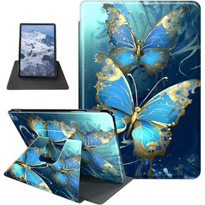 حافظة لجهاز Kindle Fire HD 8 & Fire HD 8 Plus Tablet (إصدار الجيل الثاني عشر / العاشر 2024/2022/2020) غطاء واقٍ بحامل دوار 360 درجة مع خاصية النوم/الاستيقاظ التلقائي in Kuwait