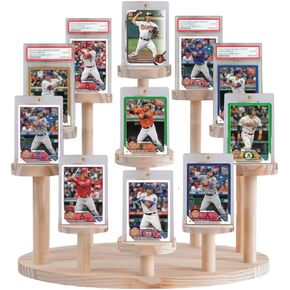 حامل بطاقة تداول خشبية - عرض بطاقة PSA متدرج للبطاقات 35pt من الحالات المغناطيسية ، وبطاقات تداول ألواح PSA وبطاقات رياضية ، وحامل عرض بطاقة رياضة للبيسبول ، وبطاقات كرة السلة in Kuwait