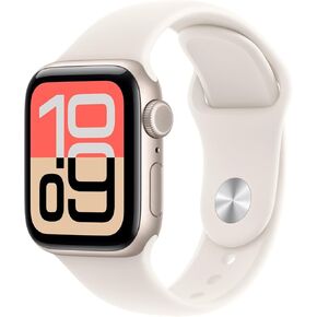 Apple Watch SE 3 [GPS, 44mm] Midnight Aluminum Case with Anchor Blue Sport Band, M/L (Renewed) in Kuwait