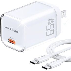 شاحن SparkleCore 140W MAX USB C، 4 منافذ شحن سريع PD3.1 GaN Travel Essentials شاحن كمبيوتر محمول لـ Apple MacBook Air/Pro، iPhone 17/16، iPad Pro، Samsung، Pixel، DJI، كابل USB C بطول 6.6 قدم in Kuwait