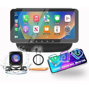 Kunfine Car CarPlay Android Auto Navigation Stereo GPS Radio Reverse Camera Display 10" IPS Touchscreen Headunit Tablet Pad Media Player For Chevrolet Equinox 2016-2018, if Applicable Quad Core 4G+64G in Kuwait