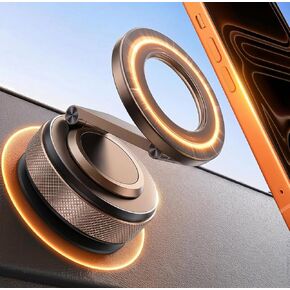 حامل هاتف مطور لعام 2024 لفتحة تهوية السيارة - [بدون استخدام اليدين] حامل هاتف السيارة مع مشبك أوسع ومشبك خطاف معدني، حامل سيارات عالمي متوافق مع iPhone 16 Pro Max 15 14 13 All in Kuwait