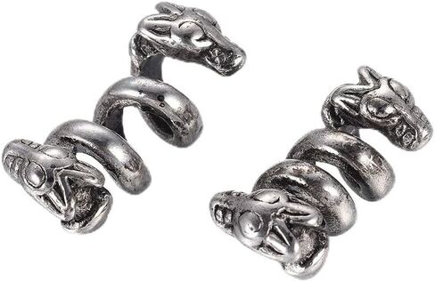 Craftdady 10pcs الفولاذ المقاوم للصدأ من الفولاذ المقاوم للصدأ مع الخرز الصليب 11x4.5mm الصليب الفضي الفضي التبت سحر الصليب الصليب لحرف المجوهرات صنع ثقب: 2 مم: 2 مم in Saudi Arabia
