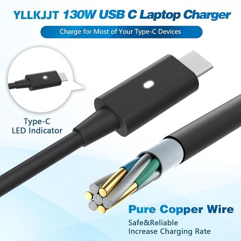 شاحن كمبيوتر محمول USB C بقدرة 90 وات لشاحن HP Spectre x360/Elite x2/ EliteBook 1040 G4/ Spectre x2 904144-850 904082-003 TPN-DA08 محول طاقة تيار متردد من النوع C، متوافق مع شاحن الكمبيوتر المحمول USB C بقدرة 90 وات in Saudi Arabia