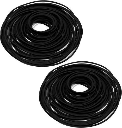 80 Pcs Cassette Player Belts Replacement Kit, Mixed Flat Rubber Belts for Recorder Repair and Maintenance, Audio Tape Machine Drive Belts in Multiple Sizes (Width 0.7mm & 1mm) in Saudi Arabia