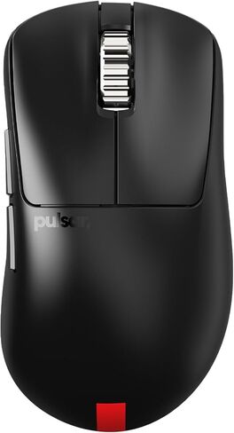 Pulsar Gaming Gears - ماوس ألعاب لاسلكي متوسط ​​الحجم Xlite v3، خفيف الوزن للغاية 1.94 أونصة (55 جم)، مفاتيح بصرية مريحة، مستشعر بصري PAW3395 (متوسط، لاسلكي، أسود) (متجدد) in Kuwait
