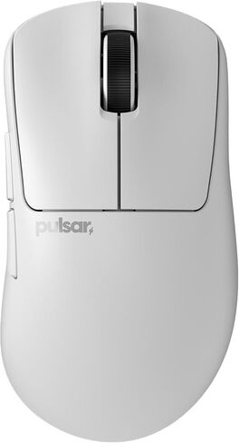 Pulsar Gaming Gears - ماوس ألعاب لاسلكي متوسط ​​الحجم Xlite v3، خفيف الوزن للغاية 1.94 أونصة (55 جم)، مفاتيح بصرية مريحة، مستشعر بصري PAW3395 (متوسط، لاسلكي، أسود) (متجدد) in Kuwait