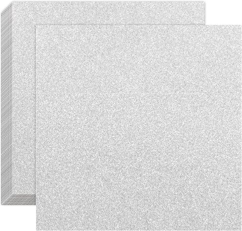 20 ورقة البطاقة اللامعة السوداء 12 × 12 ، 250GSM/92 رطل بطاقة أسود لزخارف Cap Cap ، ورق بريق لزخارف التخرج ، مشروع DIY ، ديكور حفل زفاف عيد ميلاد in Kuwait