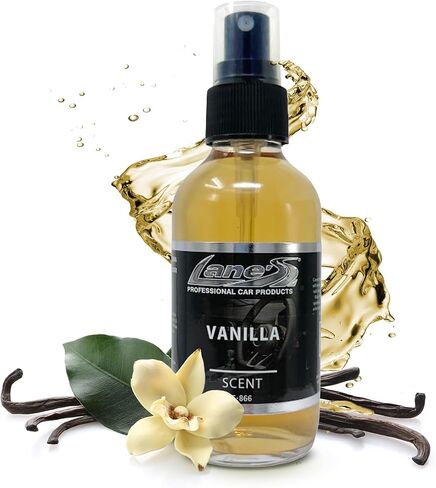 معطرات هواء السيارة الفاخرة من Lane - قاعدة مائية برائحة الفراولة - 4 أونصة تزيل الروائح الكريهة للحيوانات الأليفة والأطعمة من الجلود الداخلية للسيارة، والسجاد، والمفروشات، رائعة للسيارات والشاحنات وسيارات الدفع الرباعي والمركبات الترفيهية والمزيد in Kuwait