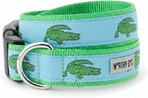 The Worthy Dog Football Field Dog Collar Adjustable and Comfortable Nylon Pets Collar With Strong Quick Release Buckle Fits Small Dogs Green in Saudi Arabia
