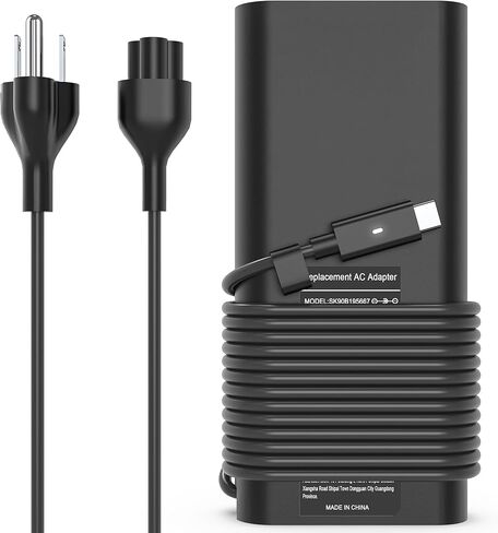 بديل شاحن USB C بقدرة 65 وات لجهاز Lenovo Chromebook، وThinkPad Yoga، وHP، وDell، وAsus، وSamsung، وAcer، وGoogle، ومحول سلك طاقة للكمبيوتر المحمول من النوع C للشحن السريع، وكابل بطول 10 أقدام in Kuwait