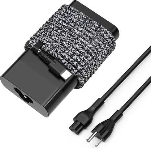 بديل شاحن USB C بقدرة 65 وات لجهاز Lenovo Chromebook، وThinkPad Yoga، وHP، وDell، وAsus، وSamsung، وAcer، وGoogle، ومحول سلك طاقة للكمبيوتر المحمول من النوع C للشحن السريع، وكابل بطول 10 أقدام in Kuwait