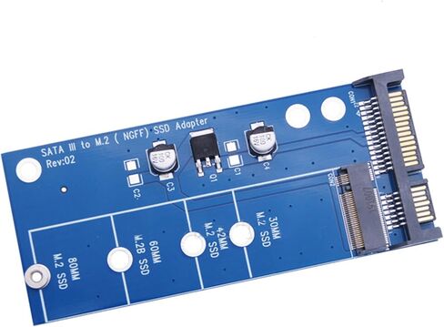 SSD إلى SATA3 محول بطاقة محول SSD محول محول مجلس استبدال لأجهزة الكمبيوتر المحمولة 2230/2242/2260/2280 المحمولة in Kuwait