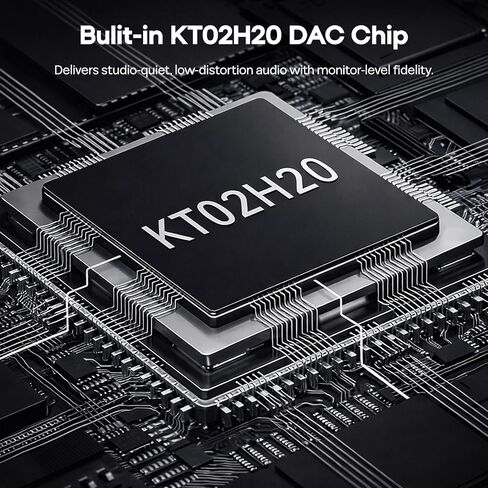 كابل محول Kiwi Ears AD1 Type-C إلى 3.5 مم DAC: صوت 32 بت/384 كيلو هرتز مع شريحة KT02H20، مخرج CTIA 3.5 مم للهواتف الذكية iOS/Android/Windows والأجهزة اللوحية وأجهزة الكمبيوتر المحمولة in Kuwait