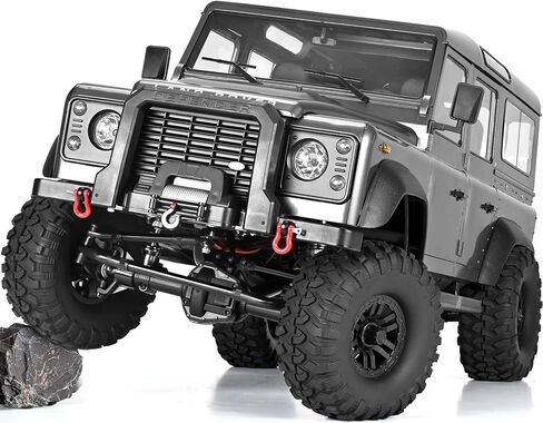Double E 1/8 Land Rover Defender D110 RC Crawler Truck ، 4x4 Offroad هواية مع 550 محرك ، للبالغين E101 in Kuwait