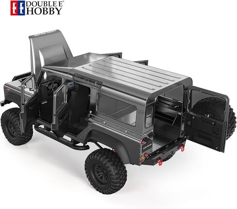 Double E 1/8 Land Rover Defender D110 RC Crawler Truck ، 4x4 Offroad هواية مع 550 محرك ، للبالغين E101 in Kuwait