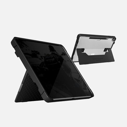 STM Dux Shell for Microsoft Surface Pro X 2019/2020/2021 - Rugged and Protective case - Black (STM-222-261L-01) in Saudi Arabia