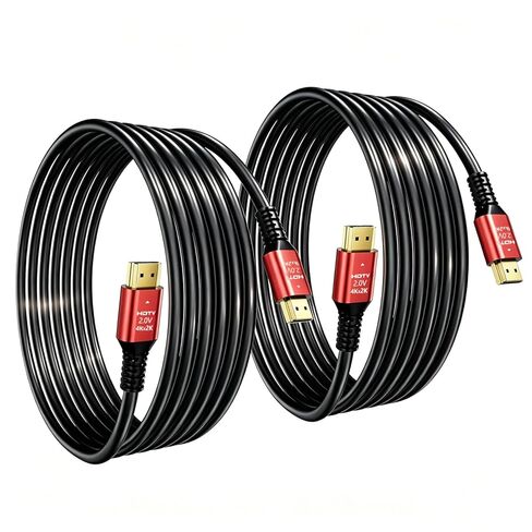 كابل HDMI طويل 4K بطول 30 قدم/9 متر، سلك HDMI 2.0 عالي السرعة بسرعة 18 جيجابت في الثانية، 4K 60 هرتز HDR، 2K 1440P 144 هرتز، 1080 بكسل، HDCP 2.2، ثلاثي الأبعاد، ARC للتلفزيون UHD، شاشة الألعاب، الكمبيوتر المحمول، جهاز العرض in Kuwait