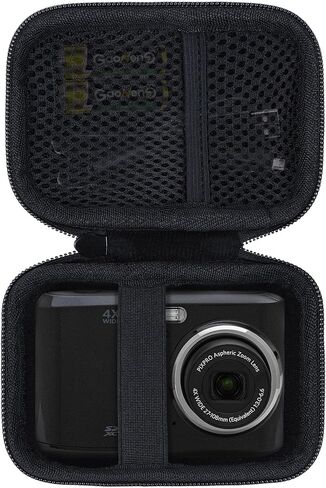 حقيبة تخزين متوافقة مع كاميرا KODAK PIXPRO Friendly Zoom FZ45 FZ55 الرقمية بدقة 16 ميجابكسل (جراب أحمر) in Kuwait