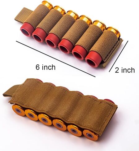 Shotgun Side Saddle Carrier Shotgun Shell Holder 12/20 Gauge Side Saddle with Adhensive Back Stickers Molle Buttstock Shotgun Bullet Shell Holder for Rifles in Saudi Arabia