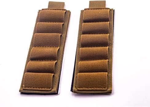 Shotgun Side Saddle Carrier Shotgun Shell Holder 12/20 Gauge Side Saddle with Adhensive Back Stickers Molle Buttstock Shotgun Bullet Shell Holder for Rifles in Saudi Arabia