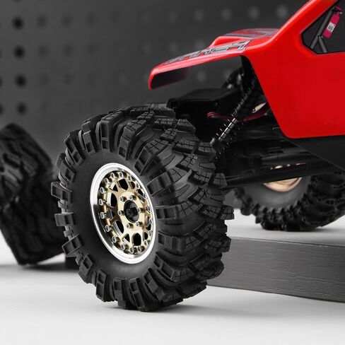1.3″ Beadlock Wheels, Aluminum Alloy Negative Offset Adjustable Rims for for 1/18 1/24 RC Micro Crawlers Ascent18 TRX4M SCX24 FCX24 Upgrades Parts Upgrade Parts, 4PCS in Saudi Arabia
