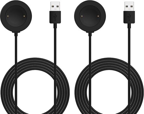 Charger Compatible with Honor Watch GS3 Charger Charging, Charging Cable Replacement USB Charging Dock for Honor Watch GS3 (MUS-B19) Accessories (Black*1) in Saudi Arabia