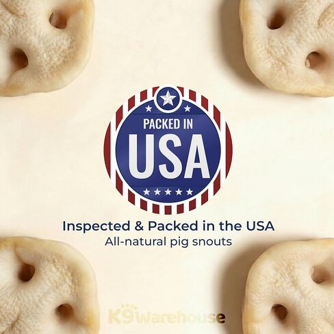 Pig Snout Puffs for Dogs - 100% Natural, Single Ingredient Treats - Grain and Rawhide Free Chews - Rich in Omega 3 - Promotes Healthy Teeth and Gums - High in Protein - Best for All Breeds in Saudi Arabia