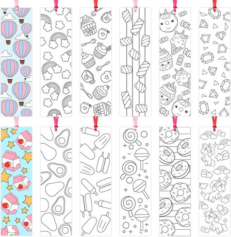 Space Color الخاص بك المرجعية الخاصة بك - 75pcs الإبداعية تلوين DIY الإبلاغ عن Kid Planet Rocket Spaceship Paper Paper Marker School Craft Craft Raward Game Game Game Supply in Kuwait
