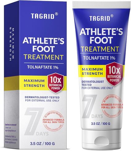 TAGRID Athletes Foot Treatment: Maximum Strength Antifungal Spray for Athletes Foot Fungus Jock Itch Ringworm Treatment for Humans - Anti Itch Spray for Itchy Skin Relief (3.5 Fl Oz (Pack of 1)) in Saudi Arabia