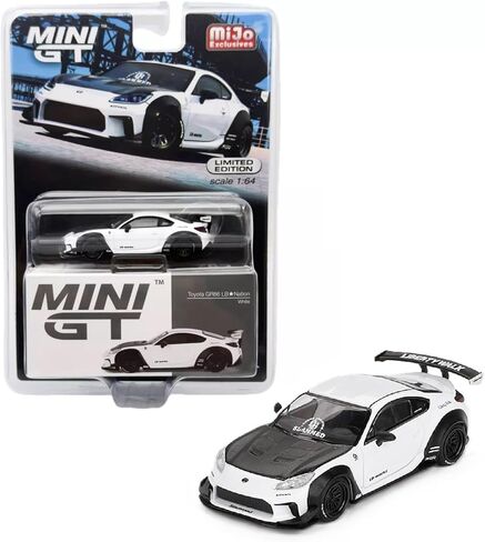 نموذج سيارة Diecast متوافق مع Mini GT 1:64 Toyota GR86 LB-Nation Red إصدار محدود MGT00885 in Kuwait