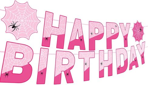 لافتة حفلات عيد ميلاد على شكل شبكة عنكبوت شبح، أعلام عنكبوت أرجوانية أعلام أعياد ميلاد على شبكة عنكبوت مربوطة مسبقًا لوازم الحفلات (أرجواني) in Kuwait