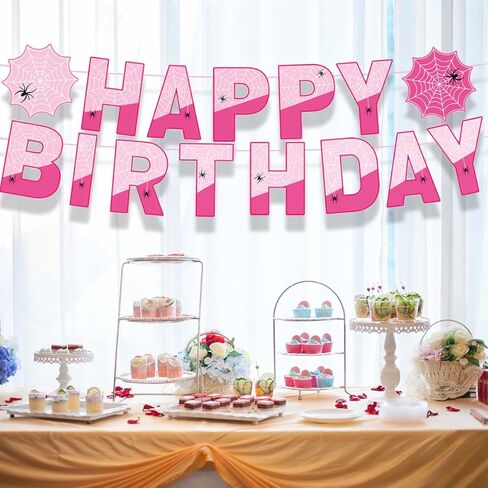 لافتة حفلات عيد ميلاد على شكل شبكة عنكبوت شبح، أعلام عنكبوت أرجوانية أعلام أعياد ميلاد على شبكة عنكبوت مربوطة مسبقًا لوازم الحفلات (أرجواني) in Kuwait