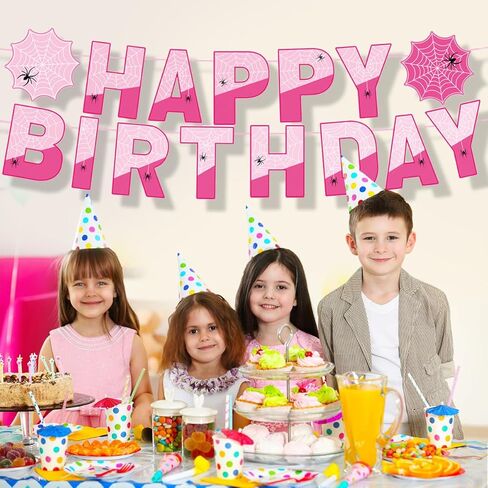 لافتة حفلات عيد ميلاد على شكل شبكة عنكبوت شبح، أعلام عنكبوت أرجوانية أعلام أعياد ميلاد على شبكة عنكبوت مربوطة مسبقًا لوازم الحفلات (أرجواني) in Kuwait