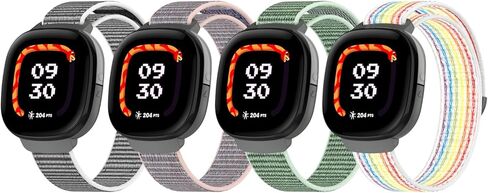 أربطة نايلون متوافقة مع Fitbit Google Ace LTE (2024) للأطفال، أشرطة بديلة رياضية قابلة للتنفس، سوار معصم ملون ناعم قابل للتعديل للأولاد والبنات in Kuwait